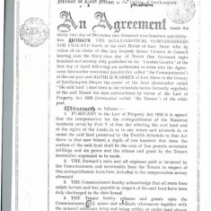 Agreement p1 Commissioners-Warren 1 Agreement page 1