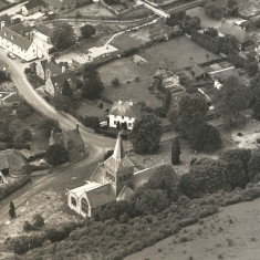 All Saints Church from air? All Saints Church either from the air or from Park Hill, 1930s/40s?