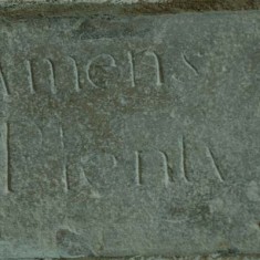 Amen Stone Amen Stone, behind which were found the standing bodies of four men, thought to be Commonwealth soldiers.