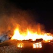 Brook and Hockley Cottages fire, 2013. The fire.