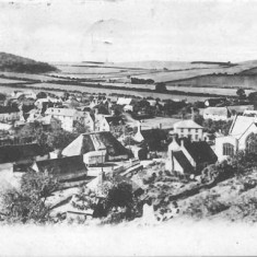 Church_and_village 1900s Church and village, 1900s