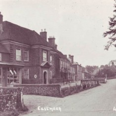 Jane Earwaker, born in 1749, was the first to keep a grocer’s shop at Glenthorne House, in an extension known as the Gaite House. She was the first known postmistress in East Meon. In the 1840s, John Nathaniel Atkins continued the post office and also offered a  grocery and a coal delivery business.