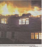 Brook and Hockley Cottages fire, 2013. Press reports.