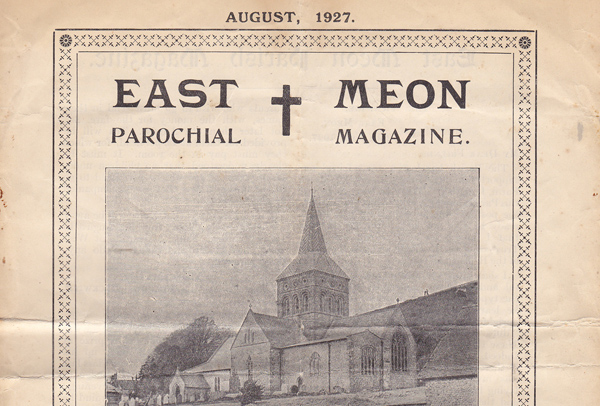 Cover of Parochial Magazine, July 1927