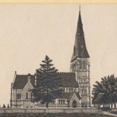Privett church ext Privett Church from the same book of engravings.
