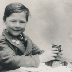 Alan Blackman in school uniform cropped Alan Blackman in schooll uniform,
