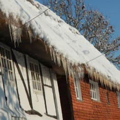 Icicles on Brook Cottages Icicles on Brook Cottages, 2010