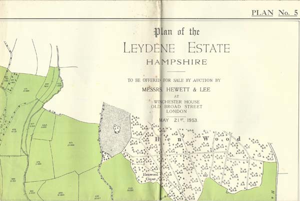 Leydene Estate Sale 1953, Map 5