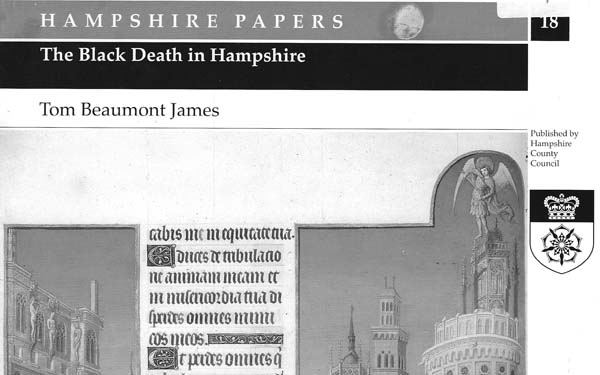 The Black Death in Hampshire by Tom Beaumont James