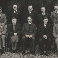Village Hall Committee late 1940′s Village Hall Committee late 1940′s, left to right back row), W (Weary) Blackman , Herbert Goddard, Jack Porter, Frank Collyer, Rece Porter. Sitting, Doc. Clifford, Lady Margaret Nicholson, Reverend Watkins, Harry Wynn, George Wilson Atkinson.