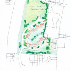 A6 HGP 'squiggly worm' plan First plan for housing submitted by HGP planning.