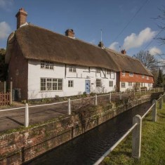 Brook and Hockley Cottages Brook Cottage restored after the 2009 fire.