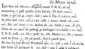 'Mene' in Domesday Book