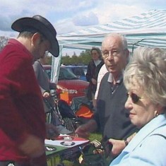 Hazel and Chris Pamplin Hazel and Chris Pamplin at Spinning Jenny at Country Fair