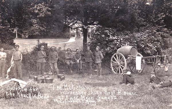 'The KItchen' June 12 1911. The house behind was then the Vicarage.