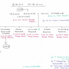 Pook Family Tree Two Second family tree of Pook Family