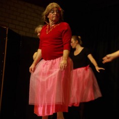 Chris Pamplin as ballerina