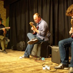 Marc Atkinson, Chris Hollis and Hollis jnr