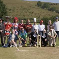 Chris' team photo Photo by Chris Warren of another charity event.