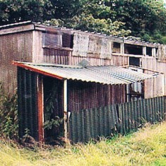 Football pavilion The decrepit shed which acted as pavilion and changing room for visiting teams, until 2003.