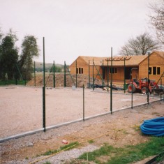 May 2003 The new pavilion under construction in 2003.
