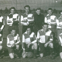 Soccer team Soccer team, date unknown, G.Newbury, J.Allan, G.Maw, L Andford, J.Brown, front, row, F.Hartlay, R.Watts