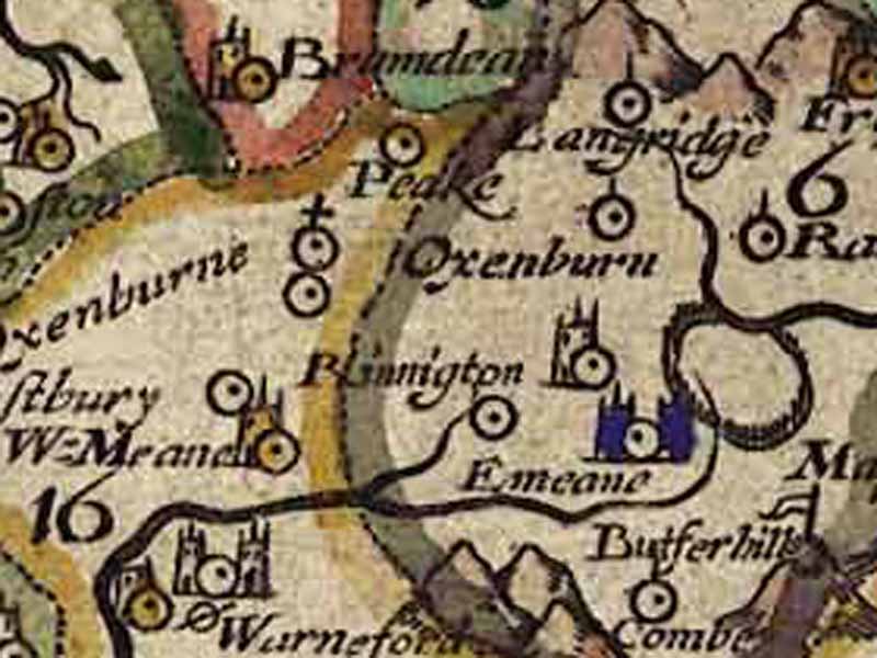 john Norden's spellings, 1595.