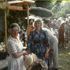 Eileen Atkinson and Jane Atkinson Church Fete, Eileen Atkinson and Jane Atkinson.
