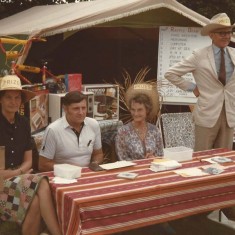 Church Fete 2 Church Fete. Rosemary Ryder, Tony Crockford, Margaret Pelly, Adrian Pelly