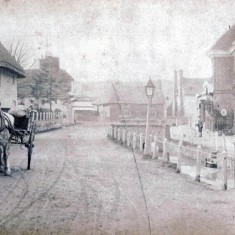 High Street with horse-drawn cart 