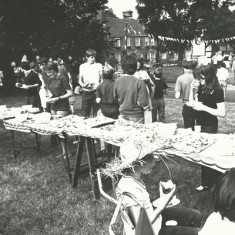 Tea on Glenthorne Meadow Village tea on Glenthorne Meadow.