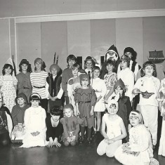 Children in fancy dress Children in fancy dress in VIllage Hall