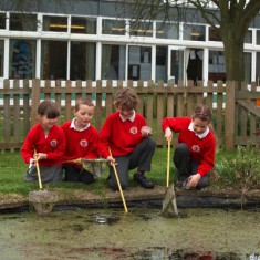 Fishing in pond School Pond 2009