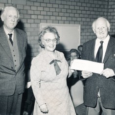 Herbie Goddard receives presentation Herbie Goddard receives presentation