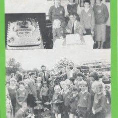 School 25th birthday Display to celebrate 25t years in the new School