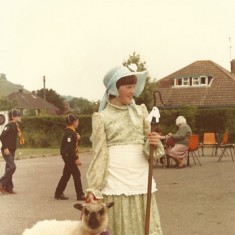 Shepherdess Shepherdess - fancy dress, photo by Stan Smith