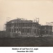 The roof appears, December 1922