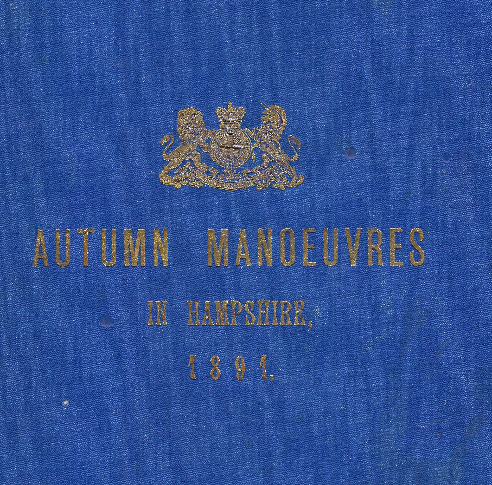 Detail from the cover of the bound report.