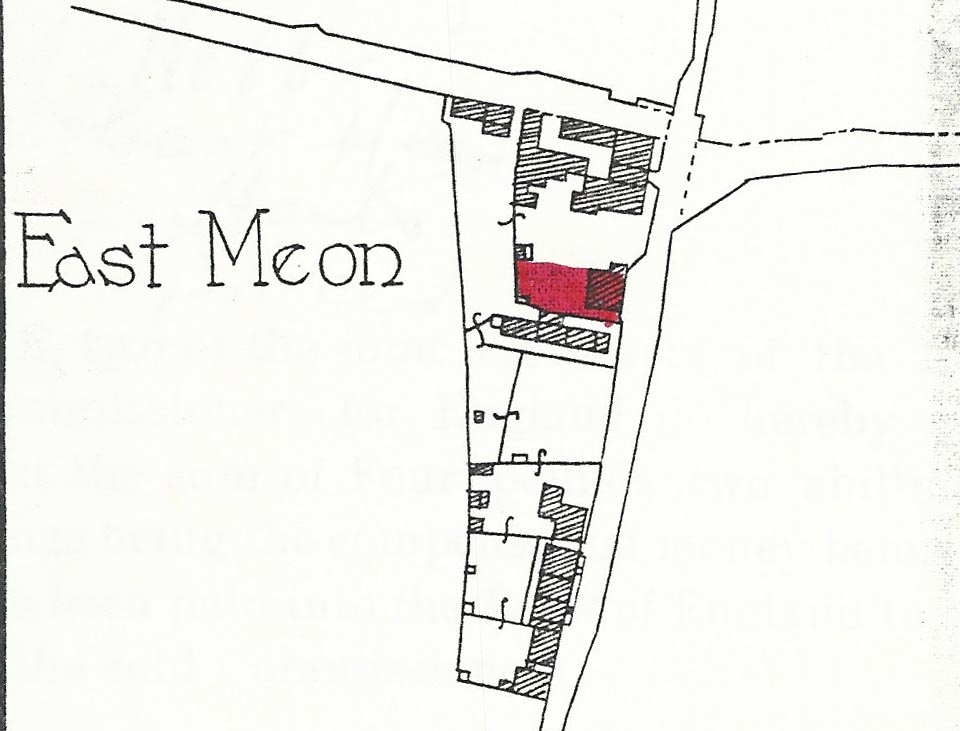 Flint Cottage site plan 1936
