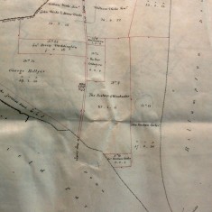 1845 Enclosure, showing Hillhampton Down Adjoining Hillhampton Down and Clanfield Parish, awards to William, John and James Weeks, John Horsey Waddington, John Christmas, George Hellyer, Poor Cottagers, The Bishop of Winchester, John Bonham Carter.