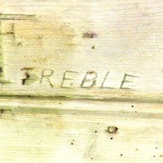 Treble inscription Inscription 'T'Treble'. Westbury agent in the 1890s