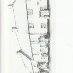 Barnards Drawiing of Barnards Corner by Tricia Blakstad
