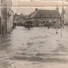 Flooding was common in the High Street until the 1950s.