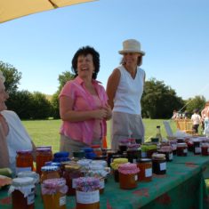 Church fete Jam_stall - L to R Hazel Rendle, Jane Simms, Jane Brown | Michael Blakstad