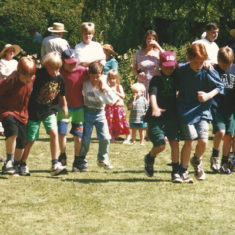 Start of three-legged race Start of three-legged race | Michael Blakstad