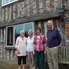  (R to L)Christopher and Jane Cobley, owners 2011 - 2019 with Tricia Blakstad (1981 - 2011) and Olivia Tottle