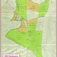 Central section of Oxeenbourne lands enclosed in 1845