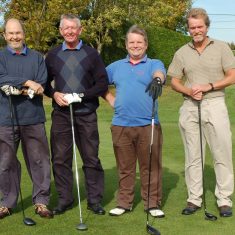 Blakstad Cooke Carney Williams East Meon Golfing Society Michael Blakstad, David Cooke, Dominic Carney, Dick Williams
