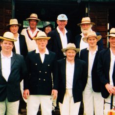 Cricket team Cricket team includes (back row) BilL Tyrwhitt Drake, David Cook, Frank wheeler, (front row) Dominic Carney, Alan Blackman