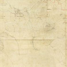 Section of East Meon Tithe Apportionment map 1852 Village & Oxenbourne